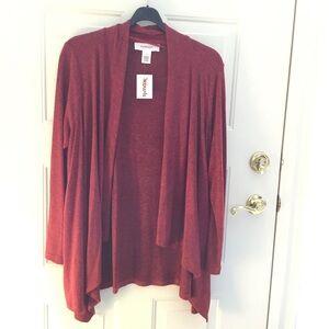 Women's Red Sweater Sz 1X NWT